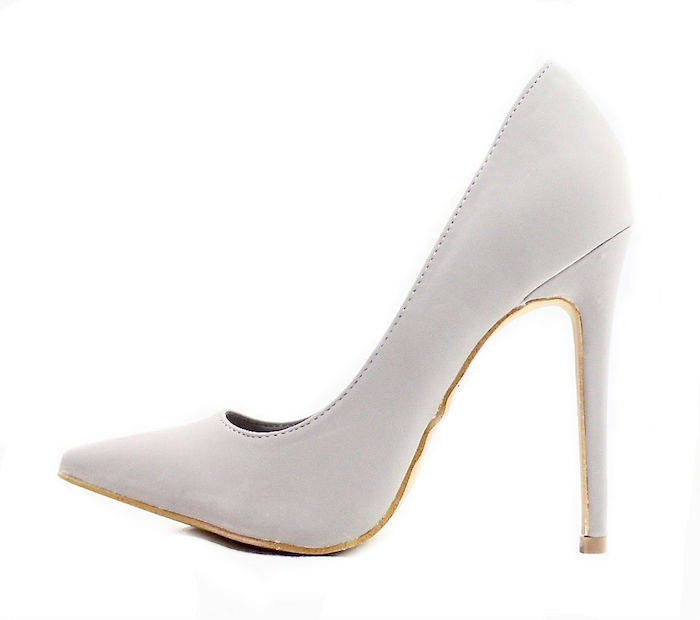 light grey heels