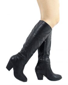Dollhouse Attention Black Cowgirls Western boots-0