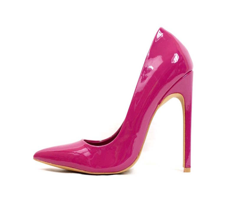 Shoe Republic Gabriel Fuschia | Wowtrendz | Stiletto Pumps